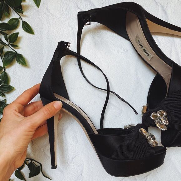 MIU MIU Black hight heels - Picture 4 of 8
